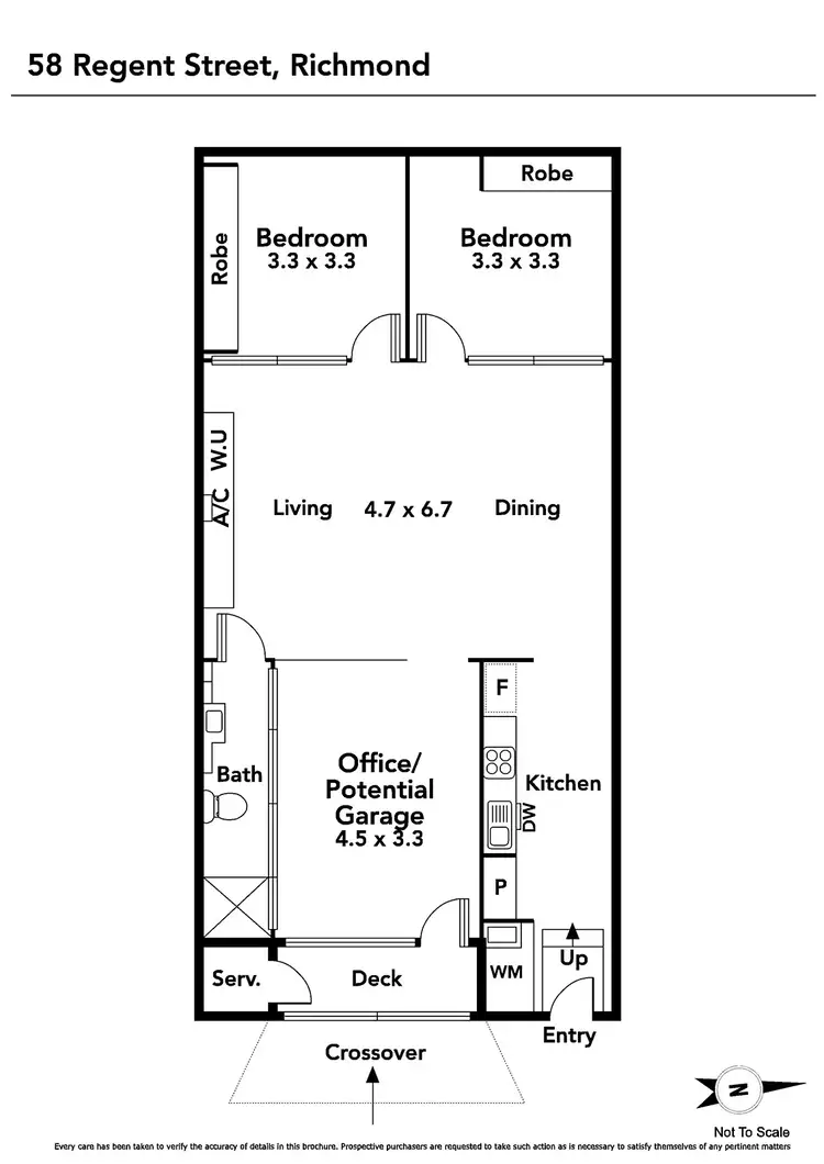 Floorplan of Homely house listing, 58 Regent Street, Richmond VIC 3121