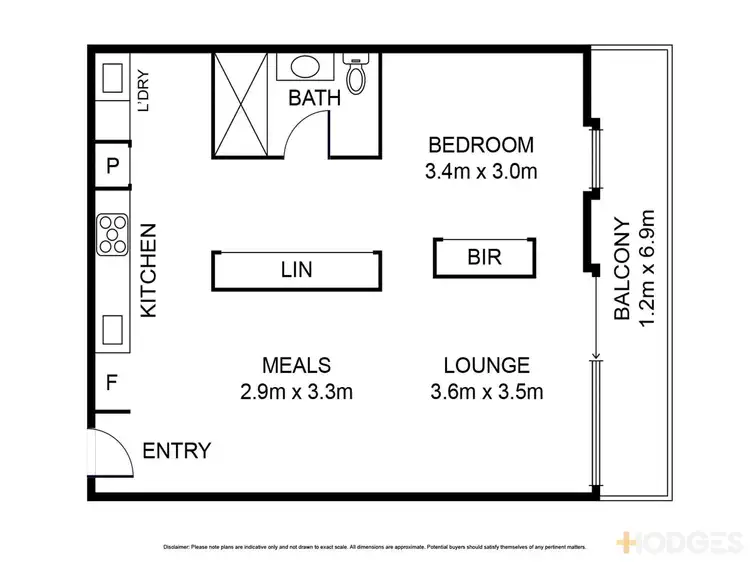 Floorplan of Homely apartment listing, 209/6-8 Eastern Beach Road, Geelong VIC 3220
