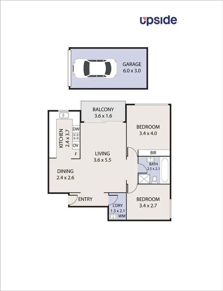 Floorplan of Homely unit listing, 16/10 Carr Street, Waverton NSW 2060