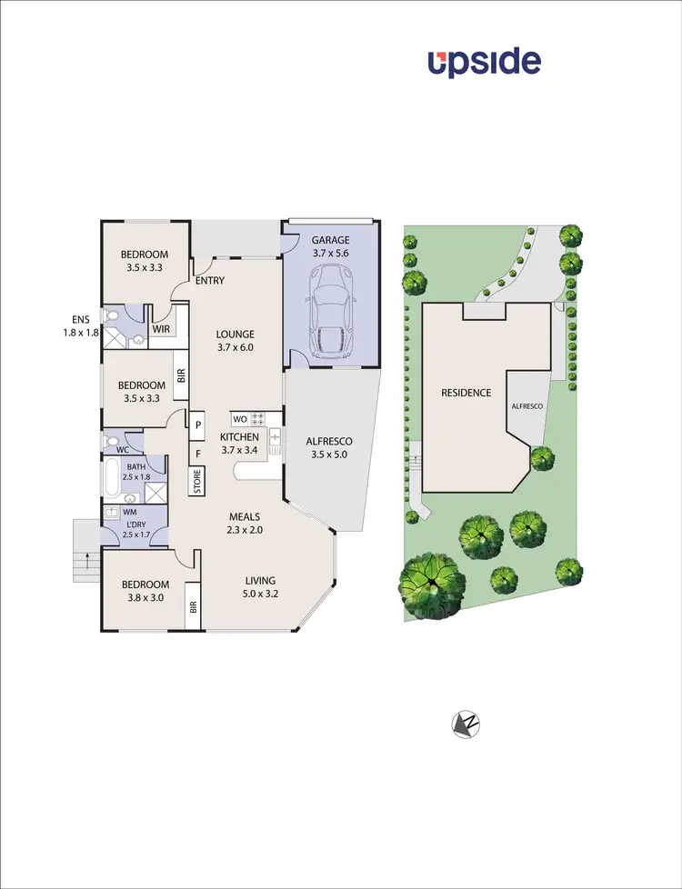 Floorplan of Homely house listing, 5 Quail Way, Rowville VIC 3178