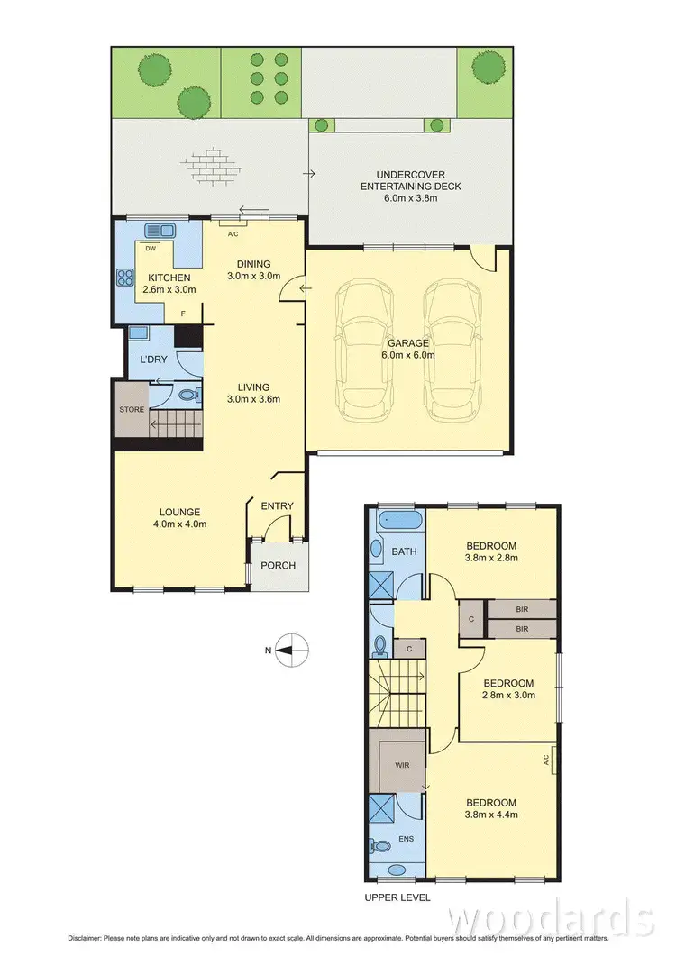 Floorplan of Homely townhouse listing, 4/12 Omar Street, Templestowe Lower VIC 3107