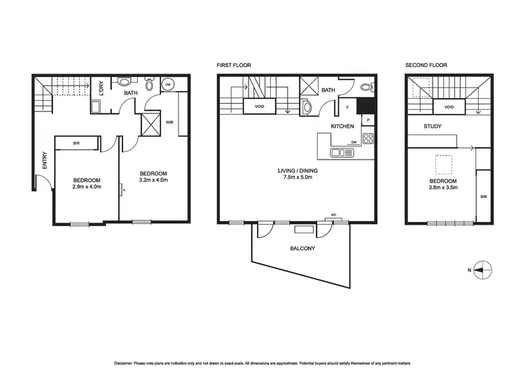 Floorplan of Homely townhouse listing, 10/848 Glen Huntly Road, Caulfield South VIC 3162