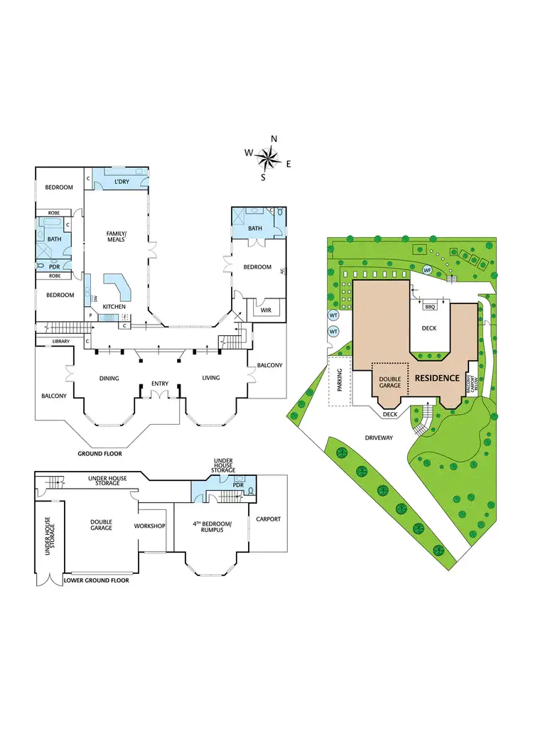 Floorplan of Homely house listing, 2 Woongarra Court, Eltham VIC 3095