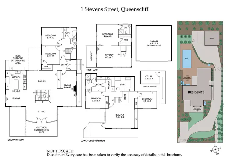 Floorplan of Homely house listing, 1 Stevens Street, Queenscliff VIC 3225