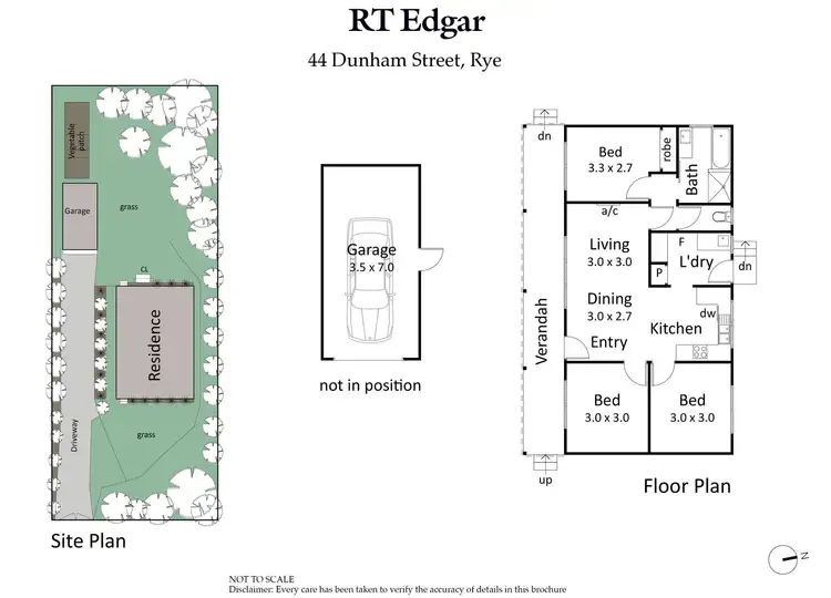 Floorplan of Homely house listing, 44 Dunham Street, Rye VIC 3941