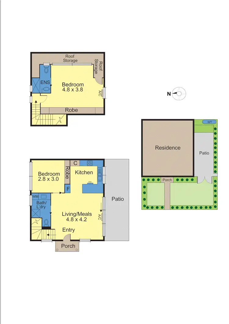 Floorplan of Homely house listing, 1A Tudor Street, Richmond VIC 3121
