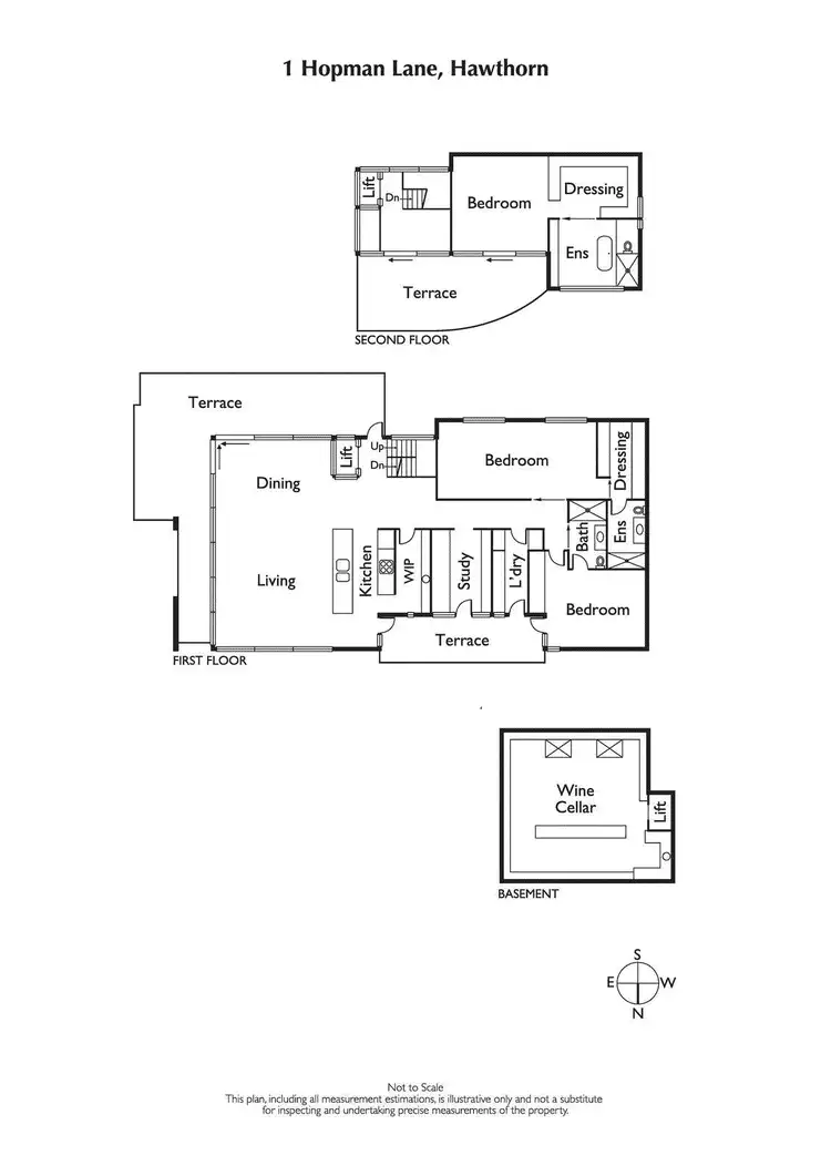 Floorplan of Homely house listing, 1 Hopman Lane, Hawthorn VIC 3122