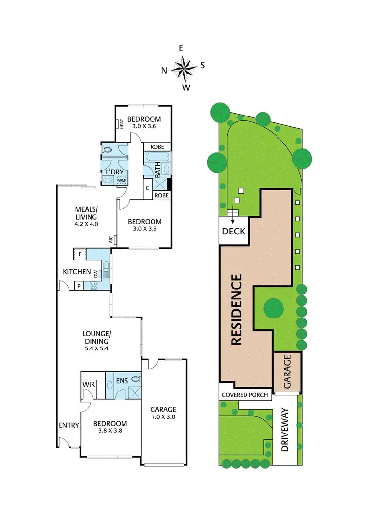 Floorplan of Homely unit listing, 11A Beverley Crescent, Blackburn VIC 3130