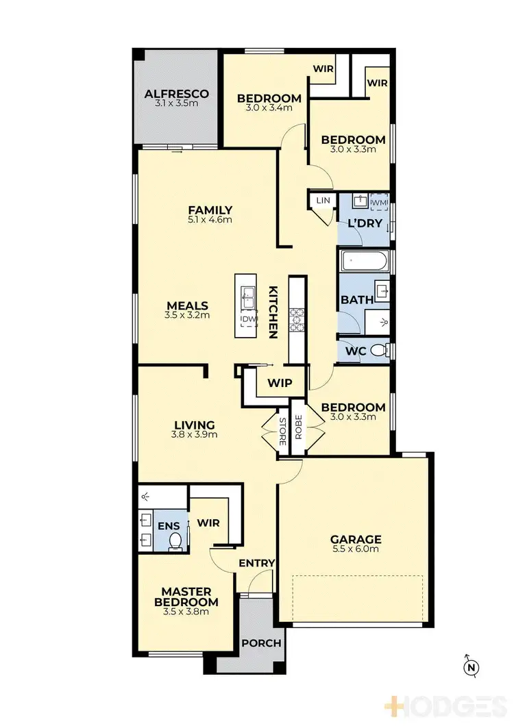 Floorplan of Homely house listing, 4 Battley Road, Werribee VIC 3030