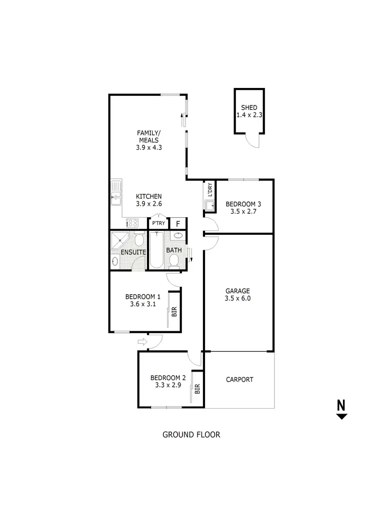 Floorplan of Homely house listing, 11 Medallion Ave, Beveridge VIC 3753