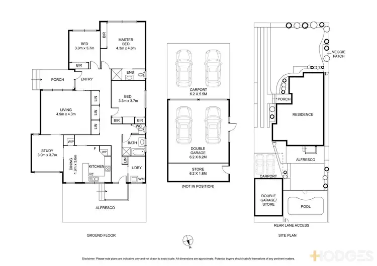 Floorplan of Homely house listing, 48 Lascelles Avenue, Manifold Heights VIC 3218
