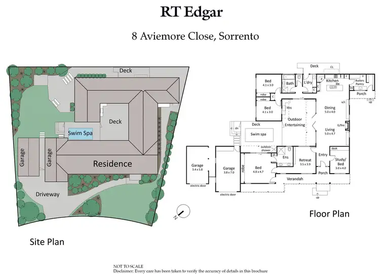 Floorplan of Homely house listing, 8 Aviemore Close, Sorrento VIC 3943