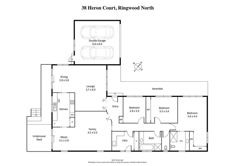 Floorplan of Homely house listing, 38 Heron Court, Ringwood North VIC 3134