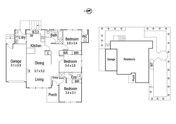 Floorplan of Homely unit listing, 4/7-9 Strathallan Road, Macleod VIC 3085