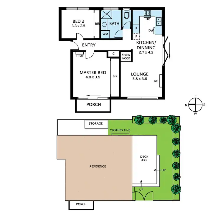 Floorplan of Homely apartment listing, 7/33 Coorigil Road, Carnegie VIC 3163