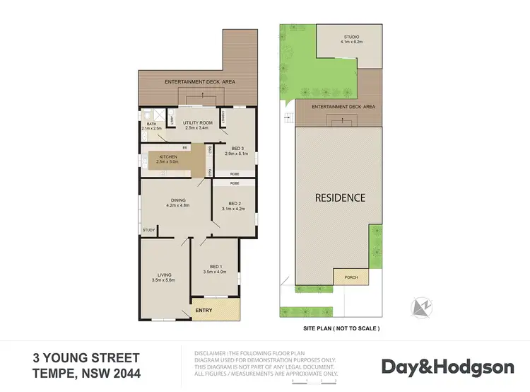 Floorplan of Homely house listing, 3 Young Street, Tempe NSW 2044