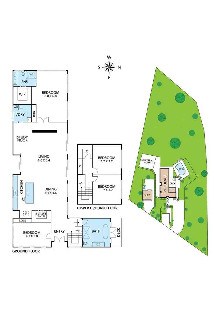 Floorplan of Homely house listing, 121 Glynns Road, North Warrandyte VIC 3113