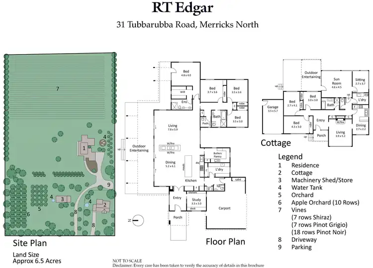 Floorplan of Homely rural property listing, 31 Tubbarubba Road, Merricks North VIC 3926