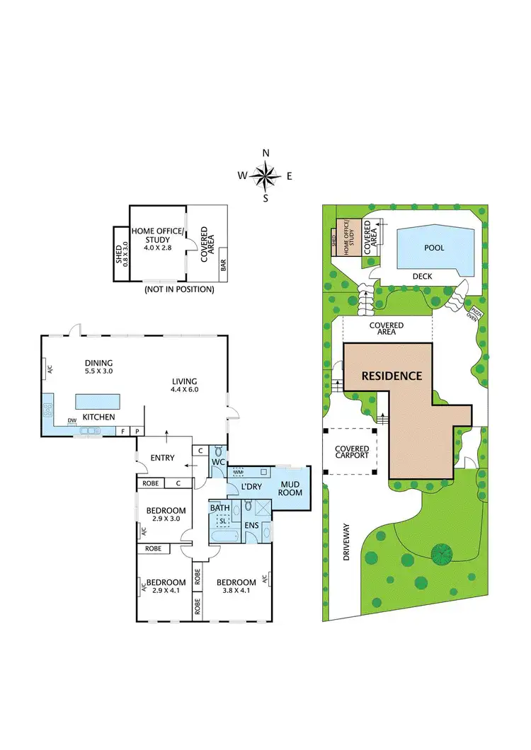 Floorplan of Homely house listing, 97 Fernside Avenue, Briar Hill VIC 3088