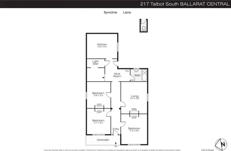 Floorplan of Homely house listing, 217 Talbot Street, Ballarat Central VIC 3350