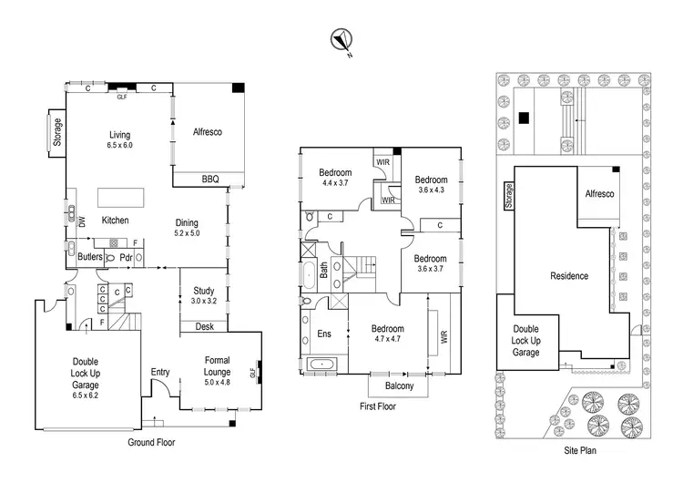 Floorplan of Homely house listing, 6 Crestwood Avenue, Macleod VIC 3085
