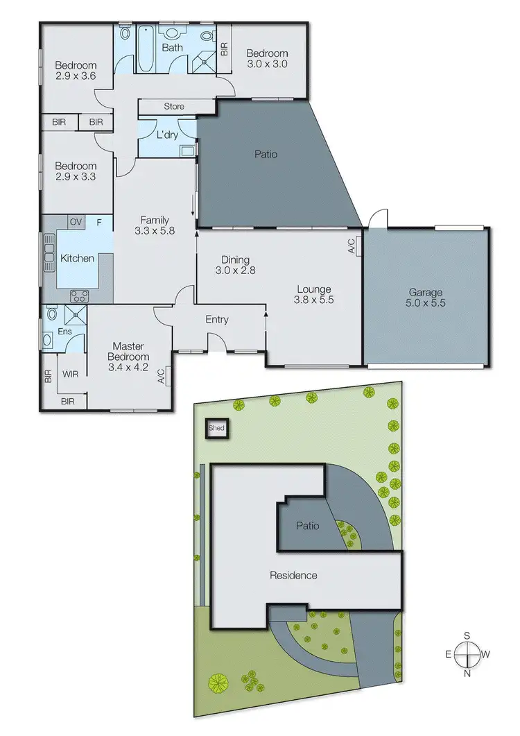 Floorplan of Homely house listing, 46 Blue Hills Avenue, Mount Waverley VIC 3149