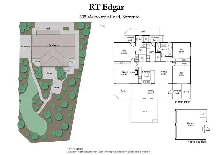 Floorplan of Homely house listing, 635 Melbourne Road, Sorrento VIC 3943