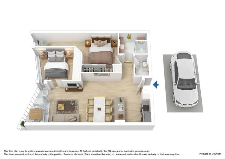 Floorplan of Homely apartment listing, 1213/180 City Road, Southbank VIC 3006