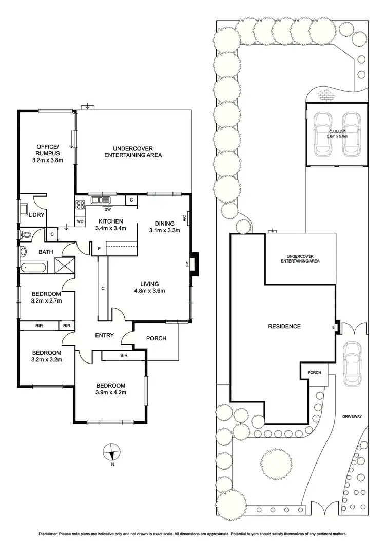 Floorplan of Homely house listing, 8 Castles Road, Bentleigh VIC 3204