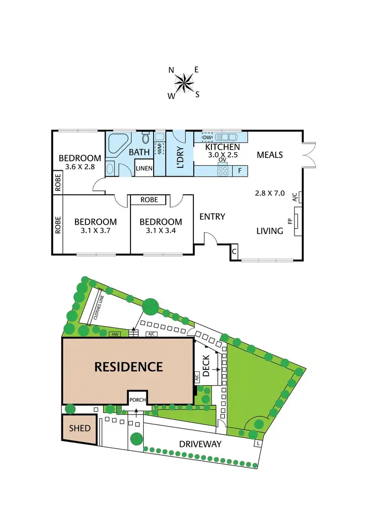 Floorplan of Homely house listing, 14 Caroline Crescent, Blackburn North VIC 3130