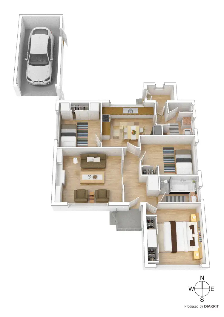 Floorplan of Homely house listing, 32 Mallawa Street, Clayton South VIC 3169