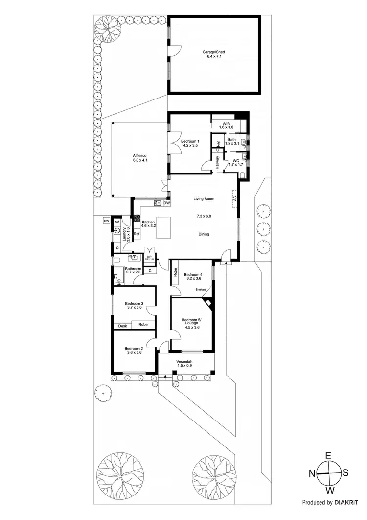 Floorplan of Homely house listing, 6 Selworthy Avenue, Oakleigh South VIC 3167