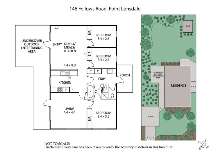 Floorplan of Homely house listing, 146 Fellows Road, Point Lonsdale VIC 3225