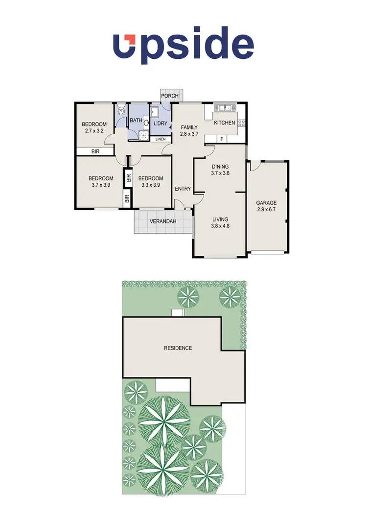 Floorplan of Homely house listing, 8 Kinchela Crescent, Latham ACT 2615
