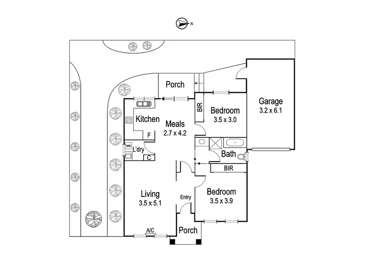 Floorplan of Homely unit listing, 4/45-47 Chapman Street, Macleod VIC 3085