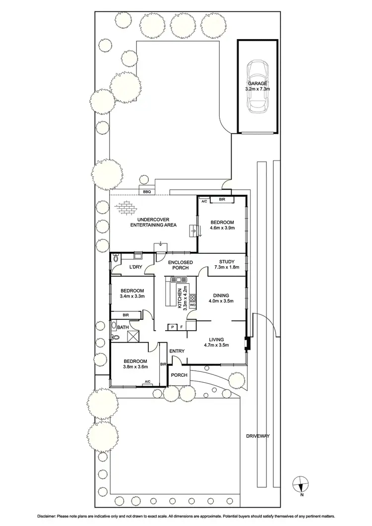 Floorplan of Homely house listing, 2 Castlewood Street, Bentleigh East VIC 3165