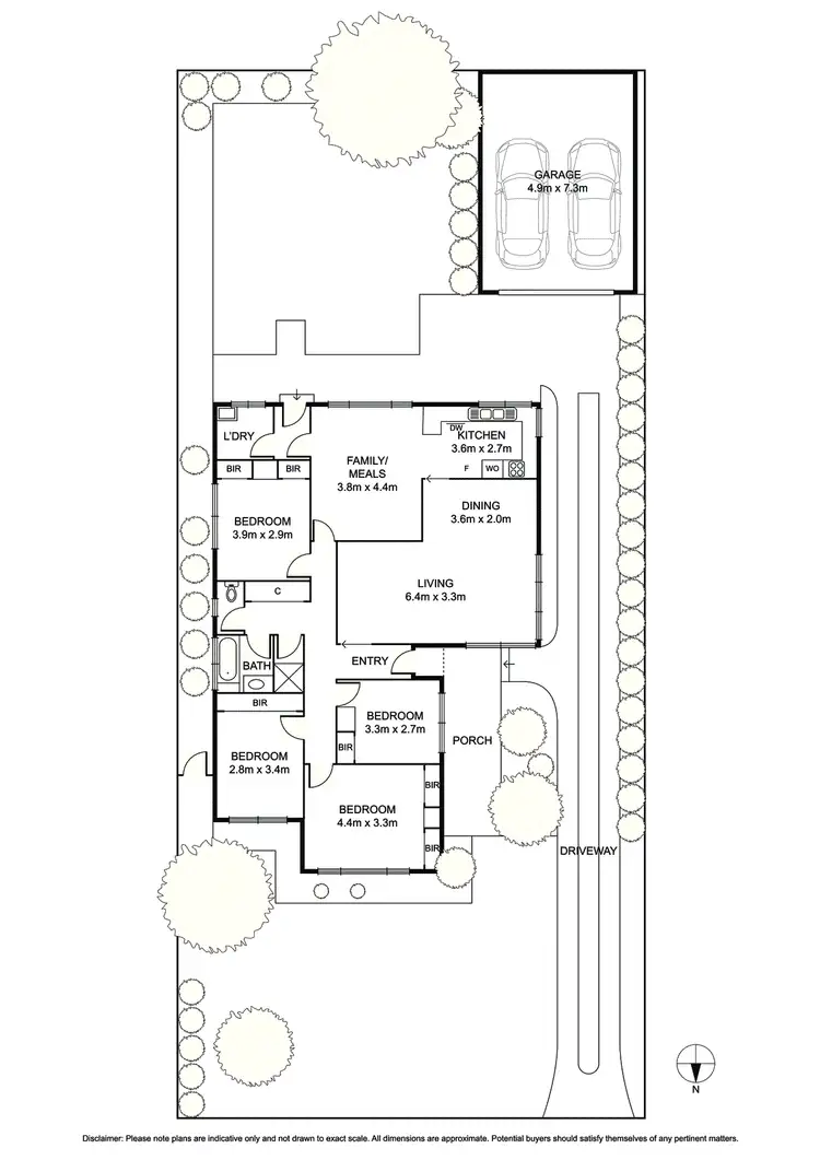 Floorplan of Homely house listing, 66 Bellevue Road, Bentleigh East VIC 3165