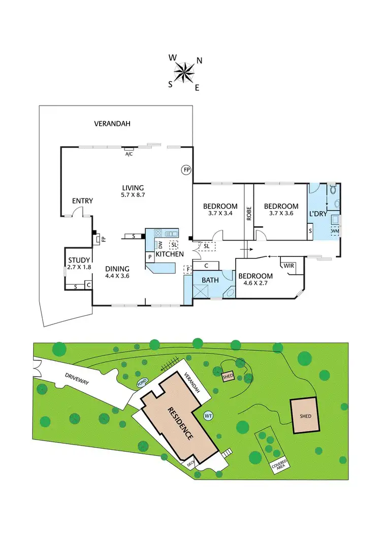 Floorplan of Homely house listing, 21 Mannish Road, Wattle Glen VIC 3096