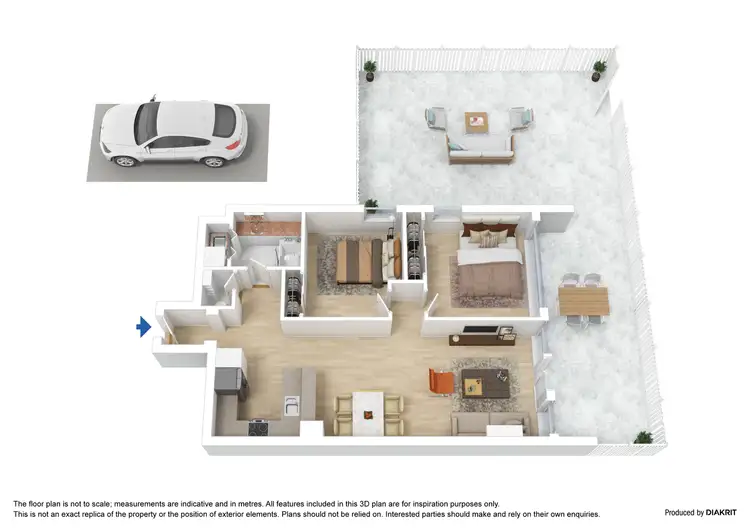 Floorplan of Homely apartment listing, 33/418 St Kilda Road, Melbourne VIC 3004