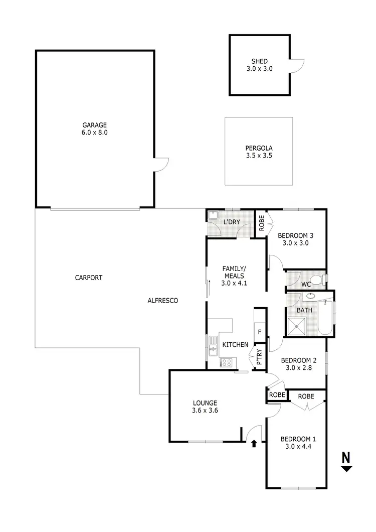 Floorplan of Homely house listing, 71 Duke Street, Wallan VIC 3756