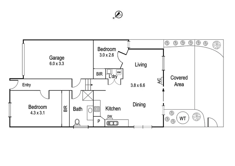 Floorplan of Homely unit listing, 67 McNamara Street, Macleod VIC 3085