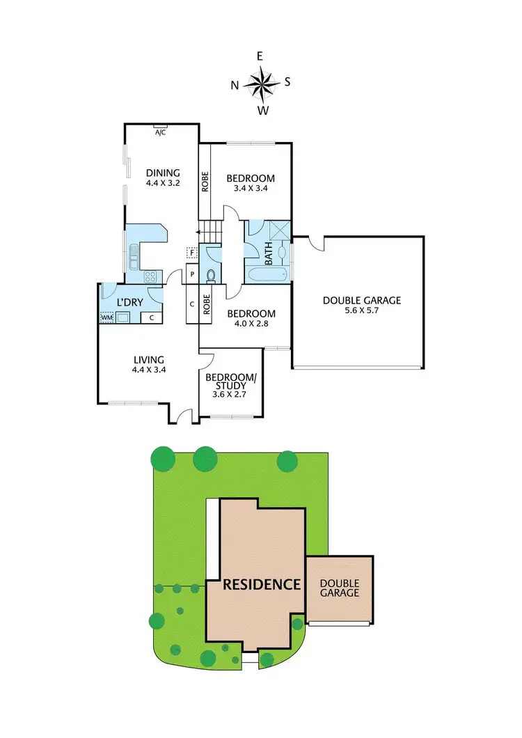 Floorplan of Homely unit listing, 4/36 Livingstone Road, Eltham VIC 3095