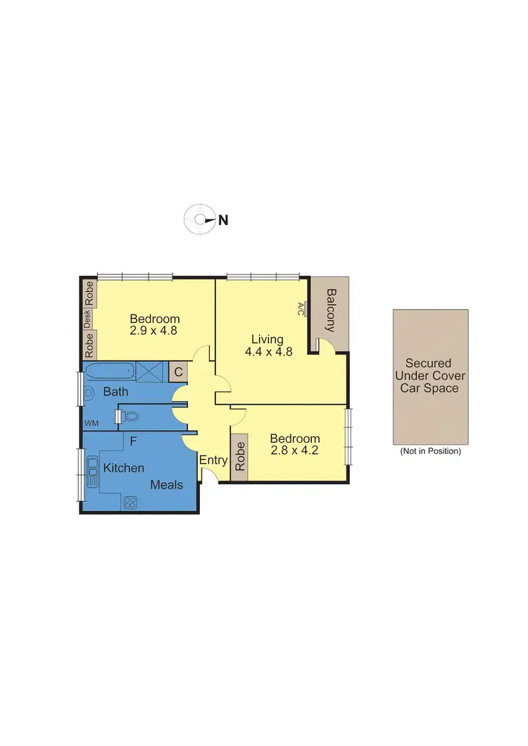 Floorplan of Homely apartment listing, 5/14 Westbury Street, St Kilda East VIC 3183
