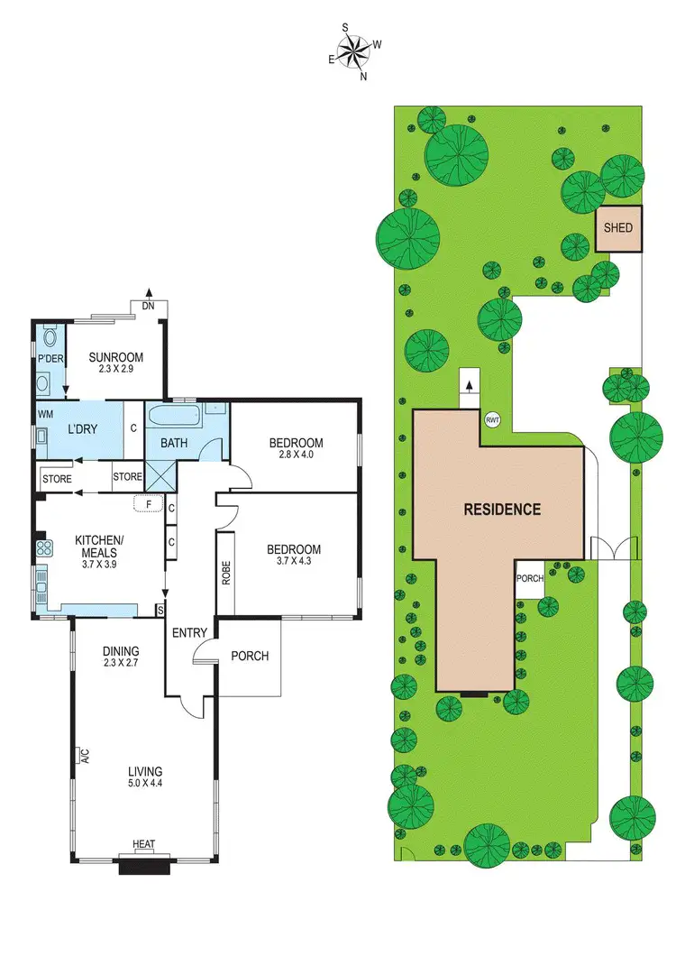 Floorplan of Homely house listing, 54 Barrington Street, Bentleigh East VIC 3165
