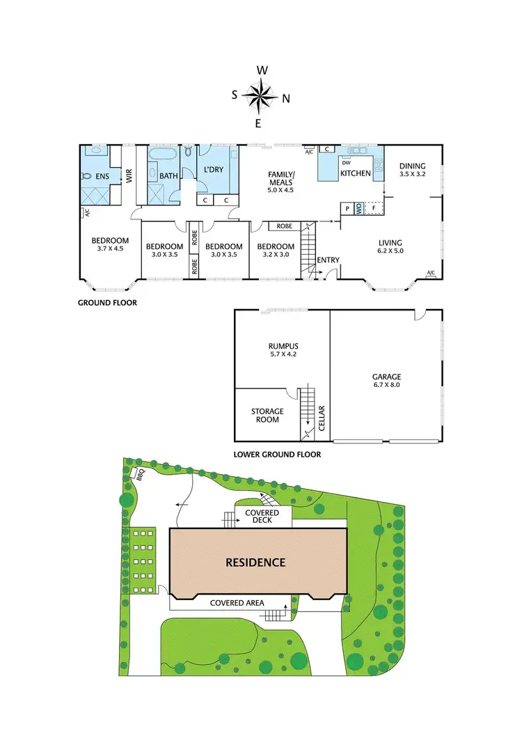 Floorplan of Homely house listing, 34 Santa Rosa Boulevard, Doncaster East VIC 3109
