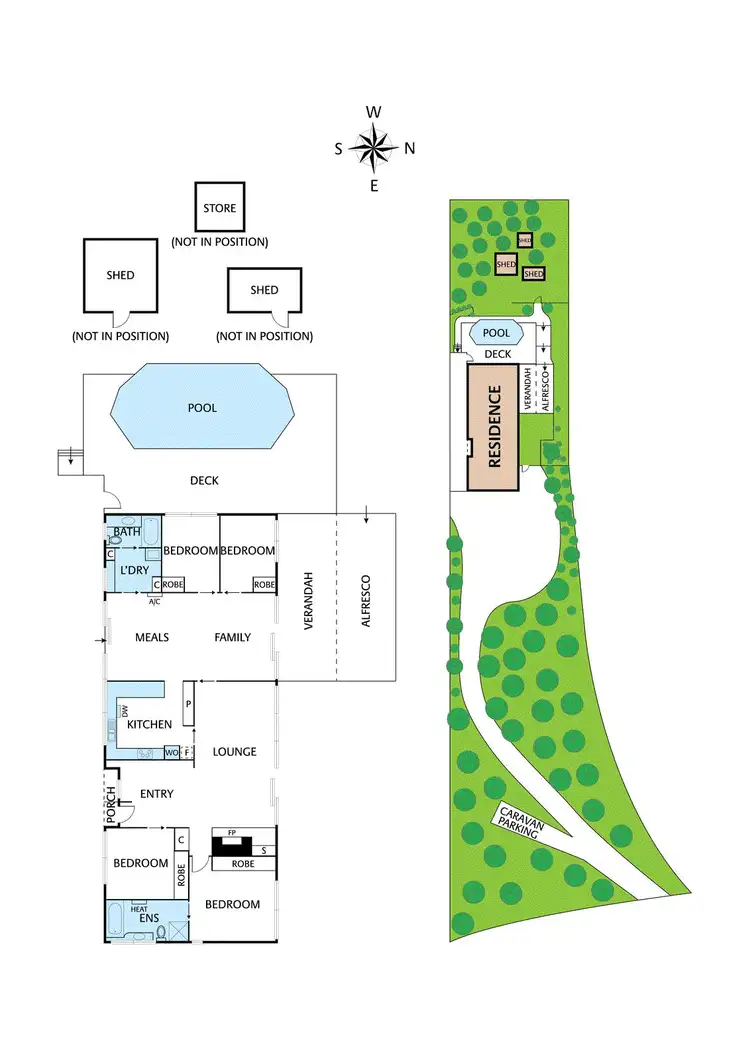 Floorplan of Homely house listing, 34 The Boulevard, North Warrandyte VIC 3113