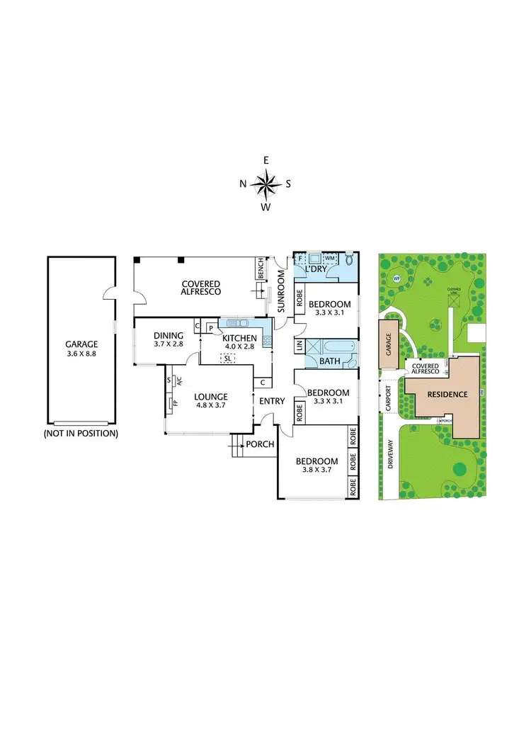 Floorplan of Homely house listing, 21 Barter Crescent, Forest Hill VIC 3131