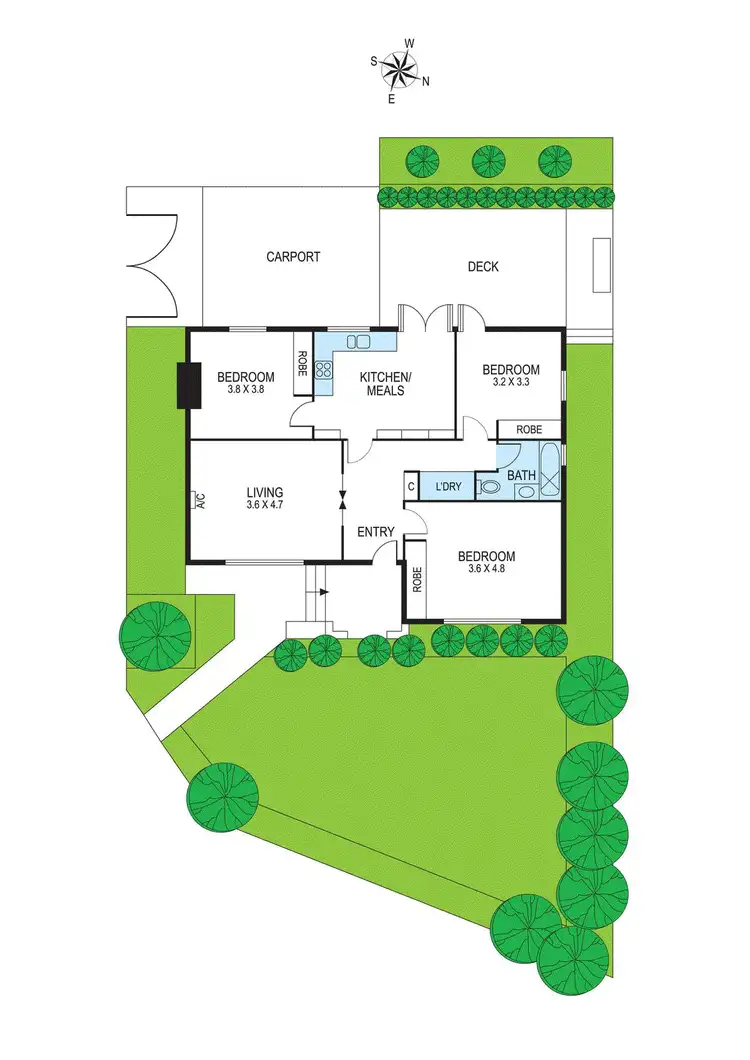 Floorplan of Homely house listing, 251 Poath Road, Murrumbeena VIC 3163