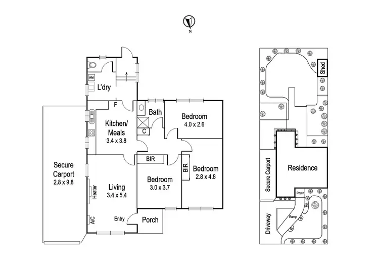 Floorplan of Homely house listing, 27 Swanston Street, Heidelberg Heights VIC 3081