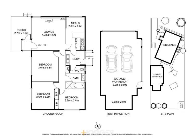 Floorplan of Homely house listing, 35 Craigie Road, Newtown VIC 3220